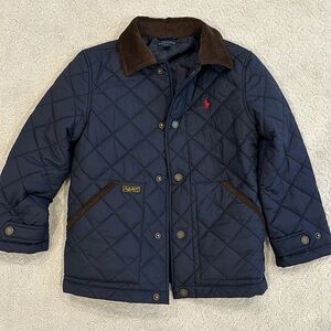 LIKE NEW RALPH LAUREN KIDS BARN JACKET. SIZE S(8).